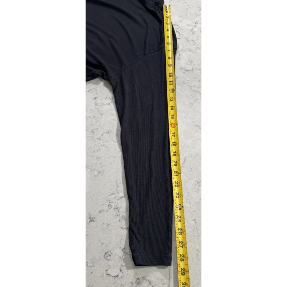 All In Motion Beautifully Soft Long Sleeve T-Shirt Womens Large Black Modal‎ Top